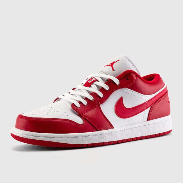 NIKE AIR JORDAN 1 LOW GYM RED WHITE - Imagen 2