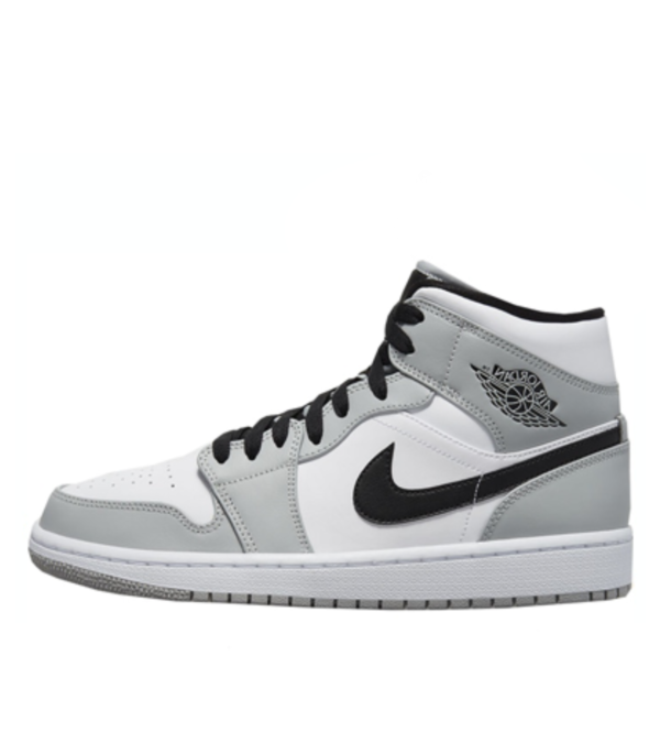 NIKE AIR JORDAN 1 MID LIGHT SMOKE GRAY