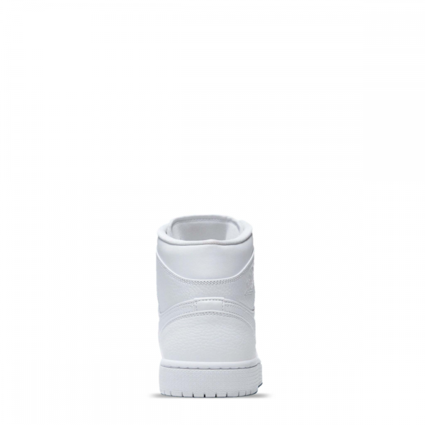 NIKE AIR JORDAN 1 MID TRIPLE WHITE - Imagen 3
