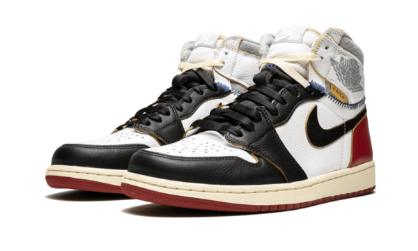 NIKE AIR JORDAN 1 RETRO HIGH UNION Los Angeles BLACK TOE - Imagen 2