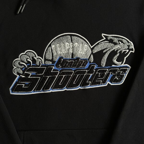 Chandal Trapstar negro Shoteers largo logo azul - Imagen 3