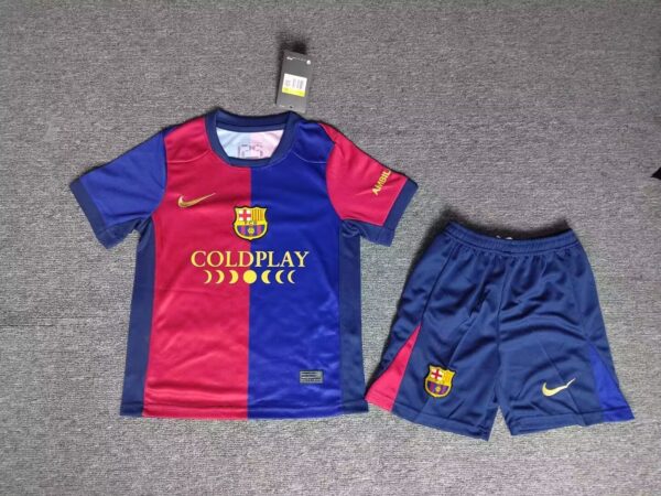 Conjunto niño Barcelona Coldplay 24-25 Local